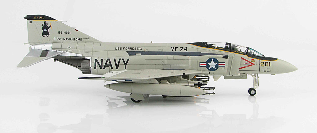 F-4E Phantom II VF-74 1981, 1/72 Scale Model By Hobby Master Right Side View