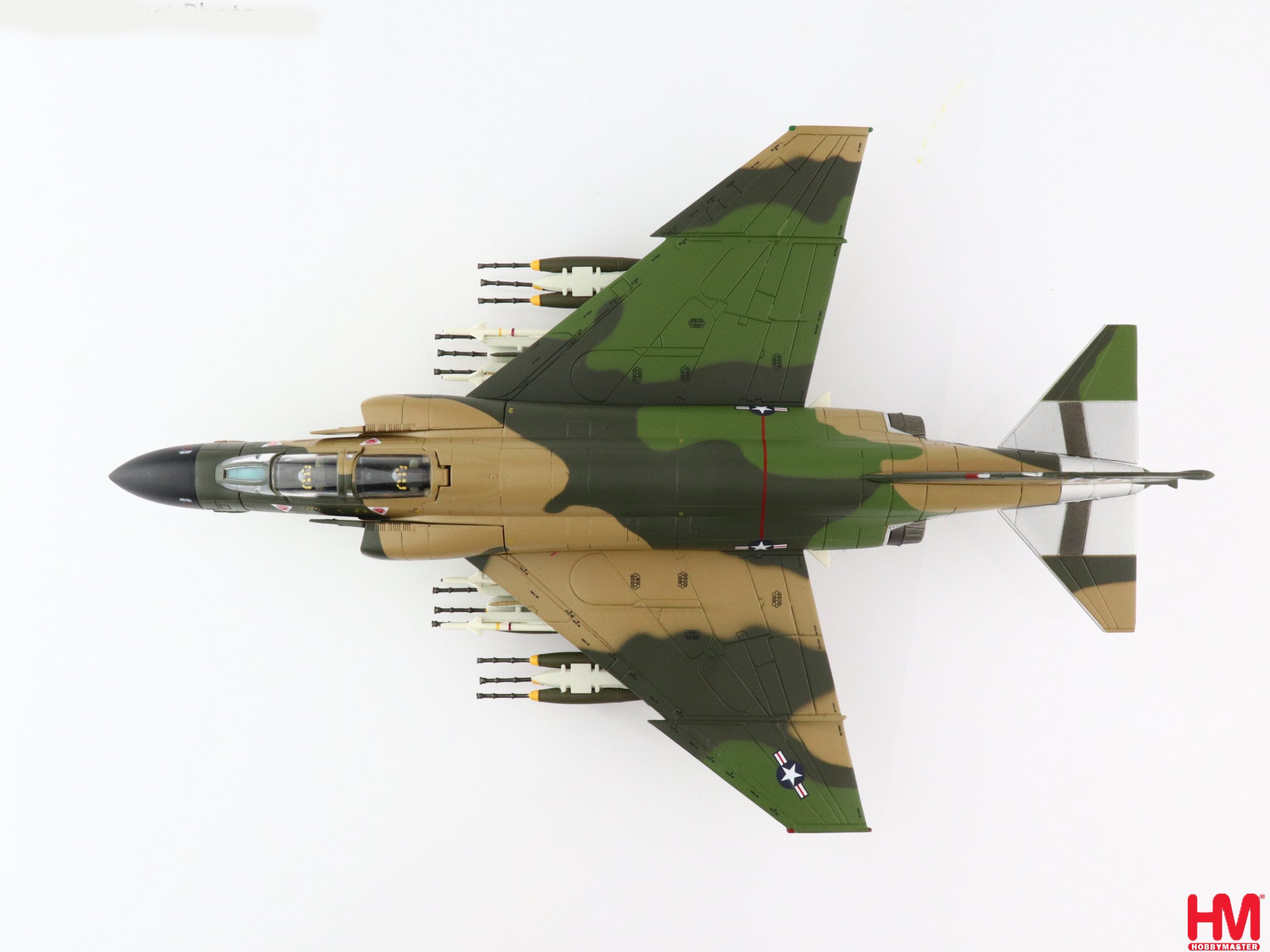 McDonald Douglas F-4D Phantom II 480th TFS, 1969, 1:72 Scale Diecast Model Top View