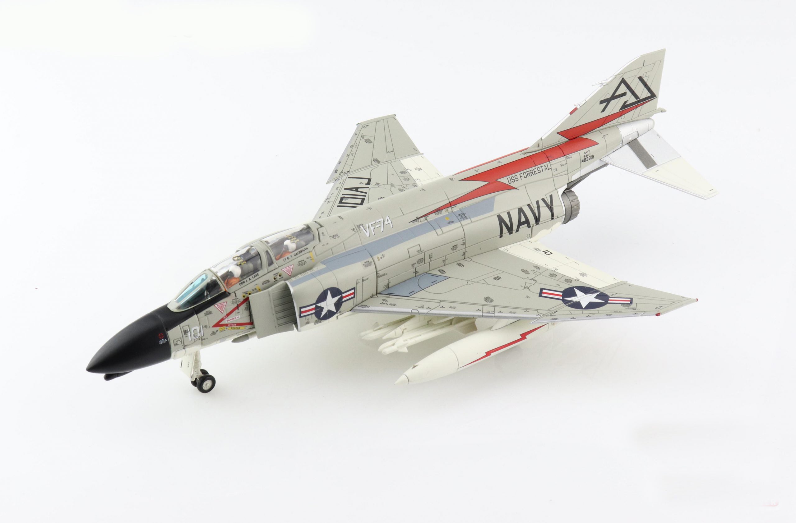 McDonald Douglas F-4B (F4H-1) Phantom II VF-74 “Be-Devilers” USS Forrestal 1962, 1:72 Scale Diecast Model