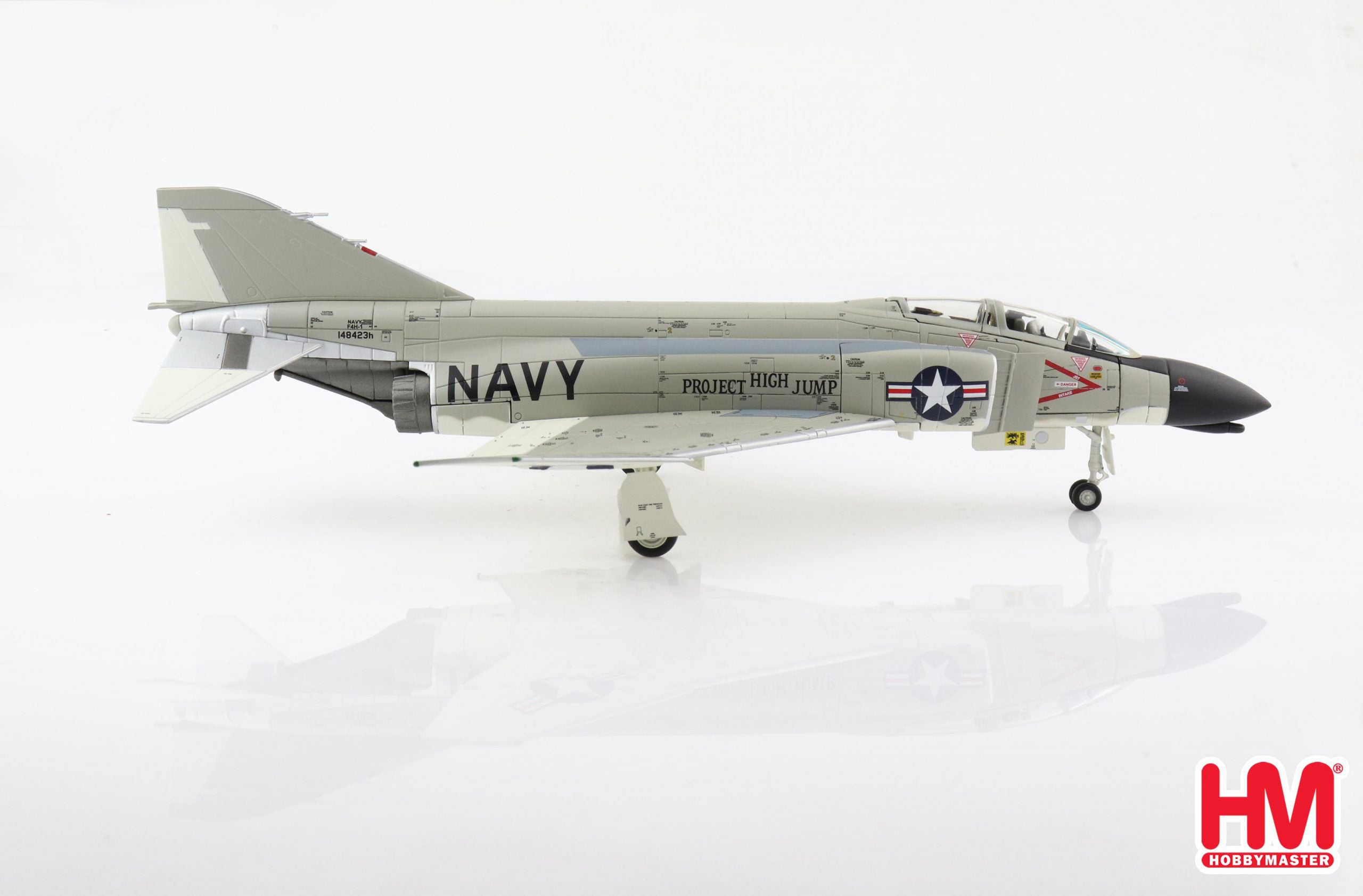 McDonald Douglas F4H-1 Phantom II “Project High Jump”, 1:72 Scale Diecast Model Right Side View