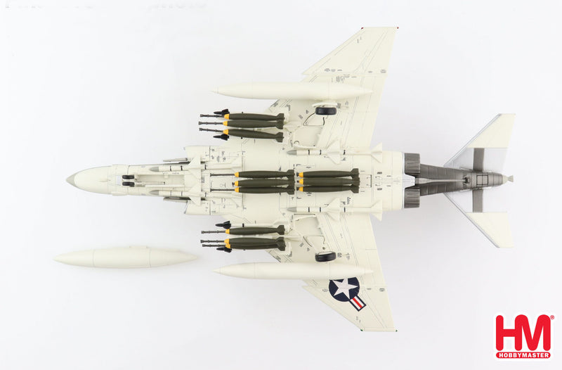 McDonald Douglas F-4J Phantom II VF-114 “Aardvarks” NH201. USS Kitty Hawk 1972, 1:72 Scale Diecast Model Bottom View