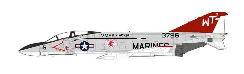 McDonald Douglas F-4J Phantom II VMFA-232 “Red Devils” 1977, 1:72 Scale Diecast Model Illustration