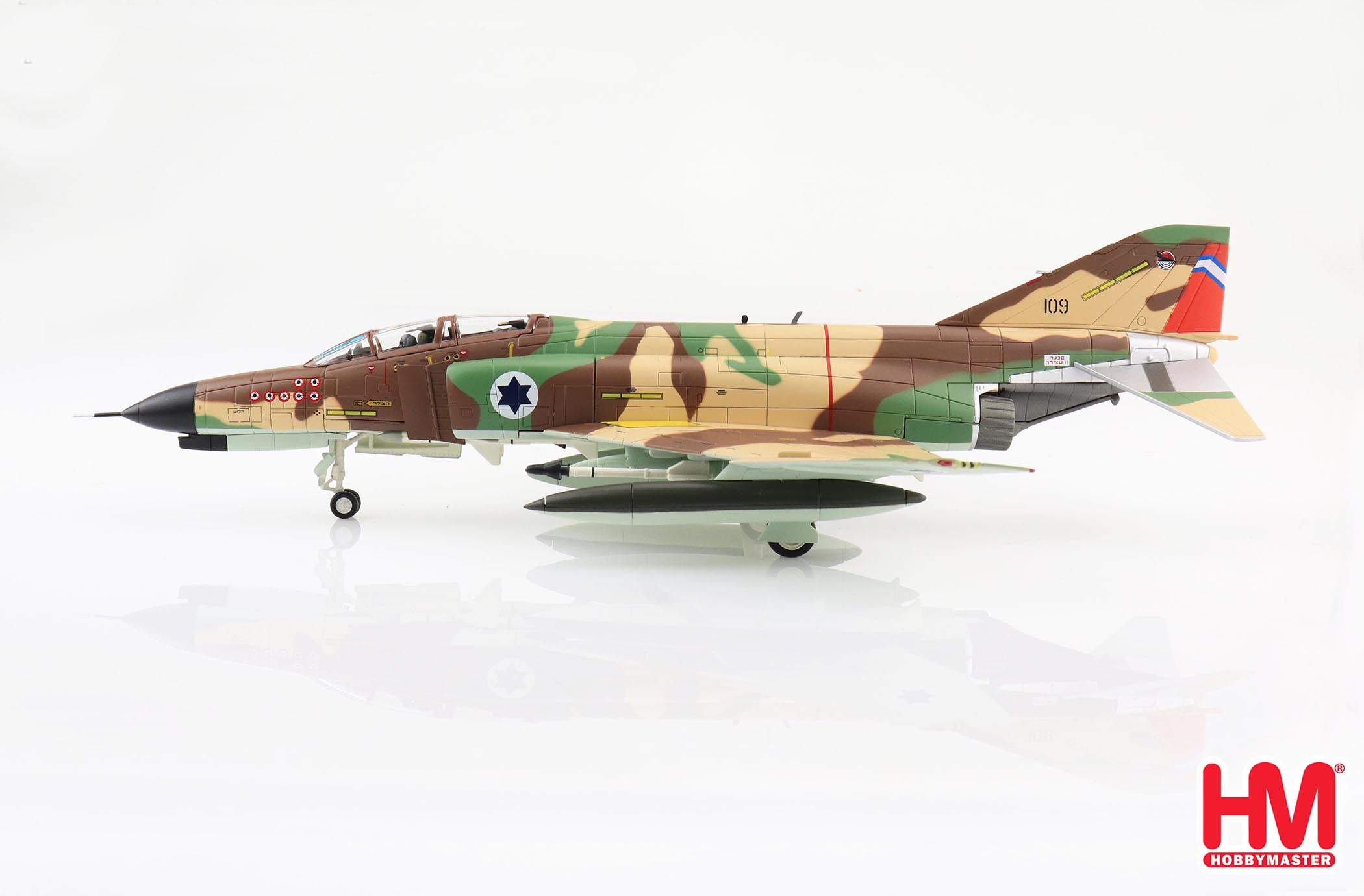 McDonald Douglas F-4E Kurnass, Israel Air Force 1974, 1:72 Scale Diecast Model Left Side View