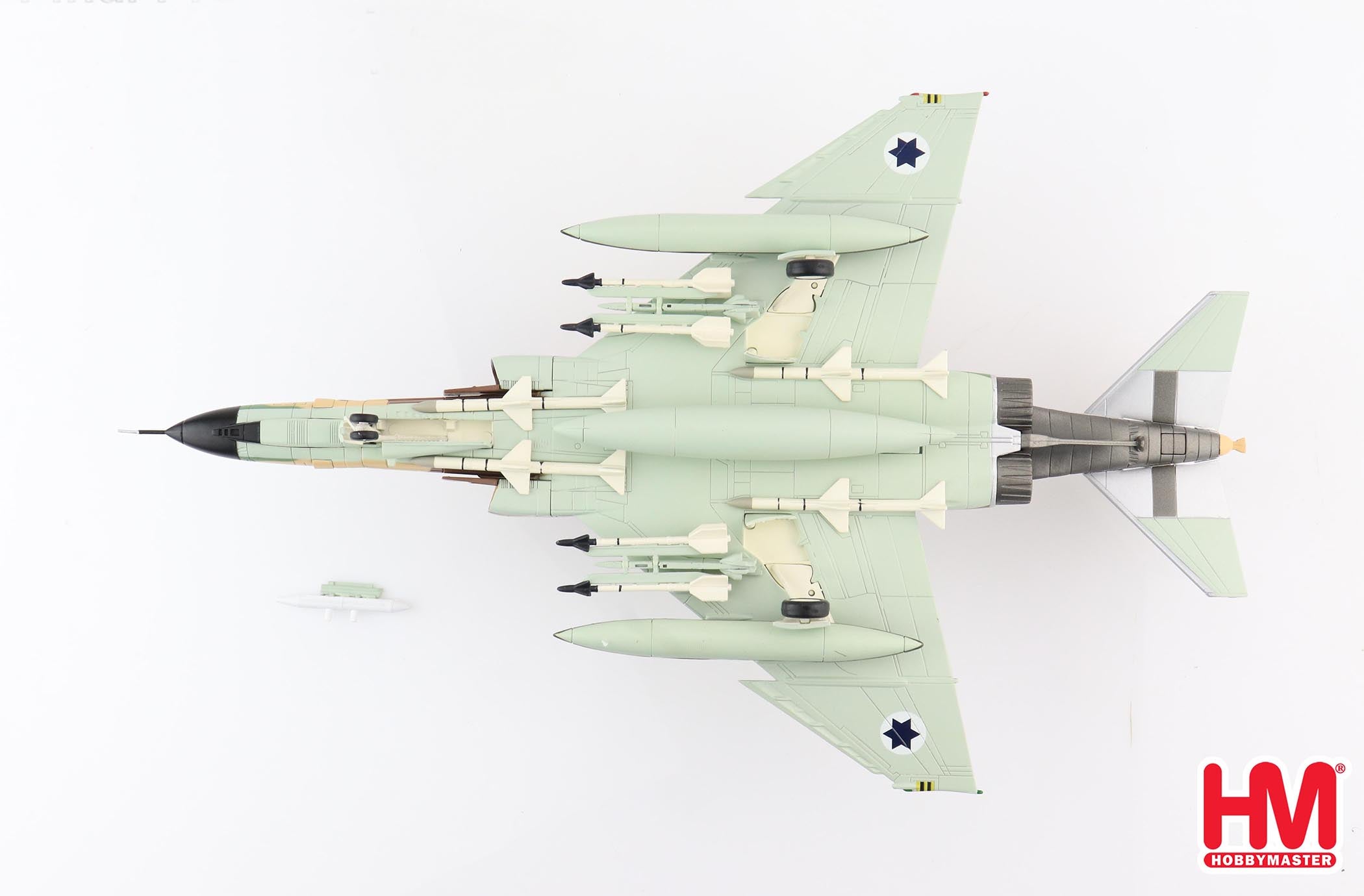 McDonald Douglas F-4E Kurnass, Israel Air Force 1974, 1:72 Scale Diecast Model Bottom View