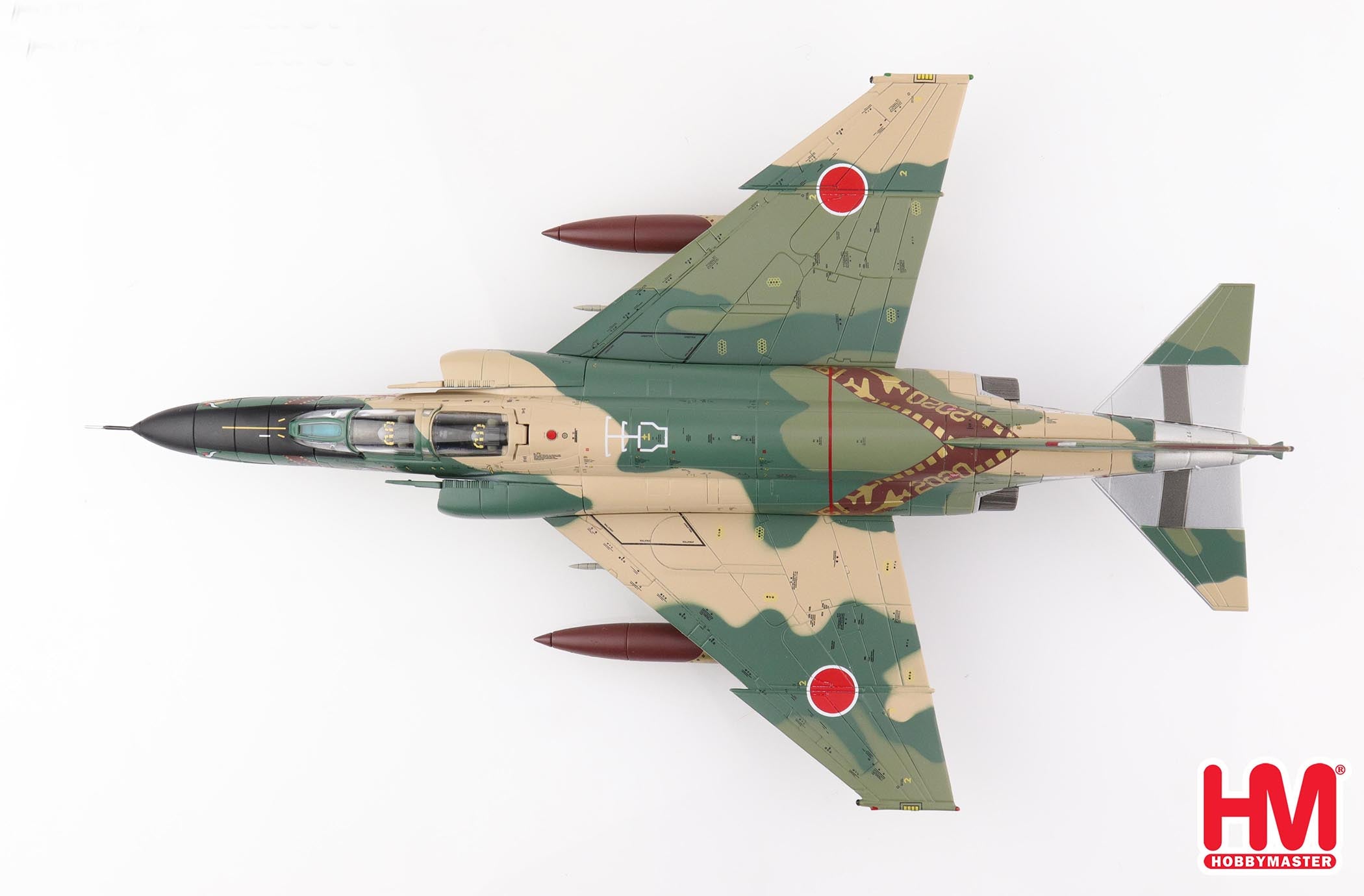 McDonald Douglas F-4E Phantom II JASDF 2020, 1:72 Scale Diecast Model Top View