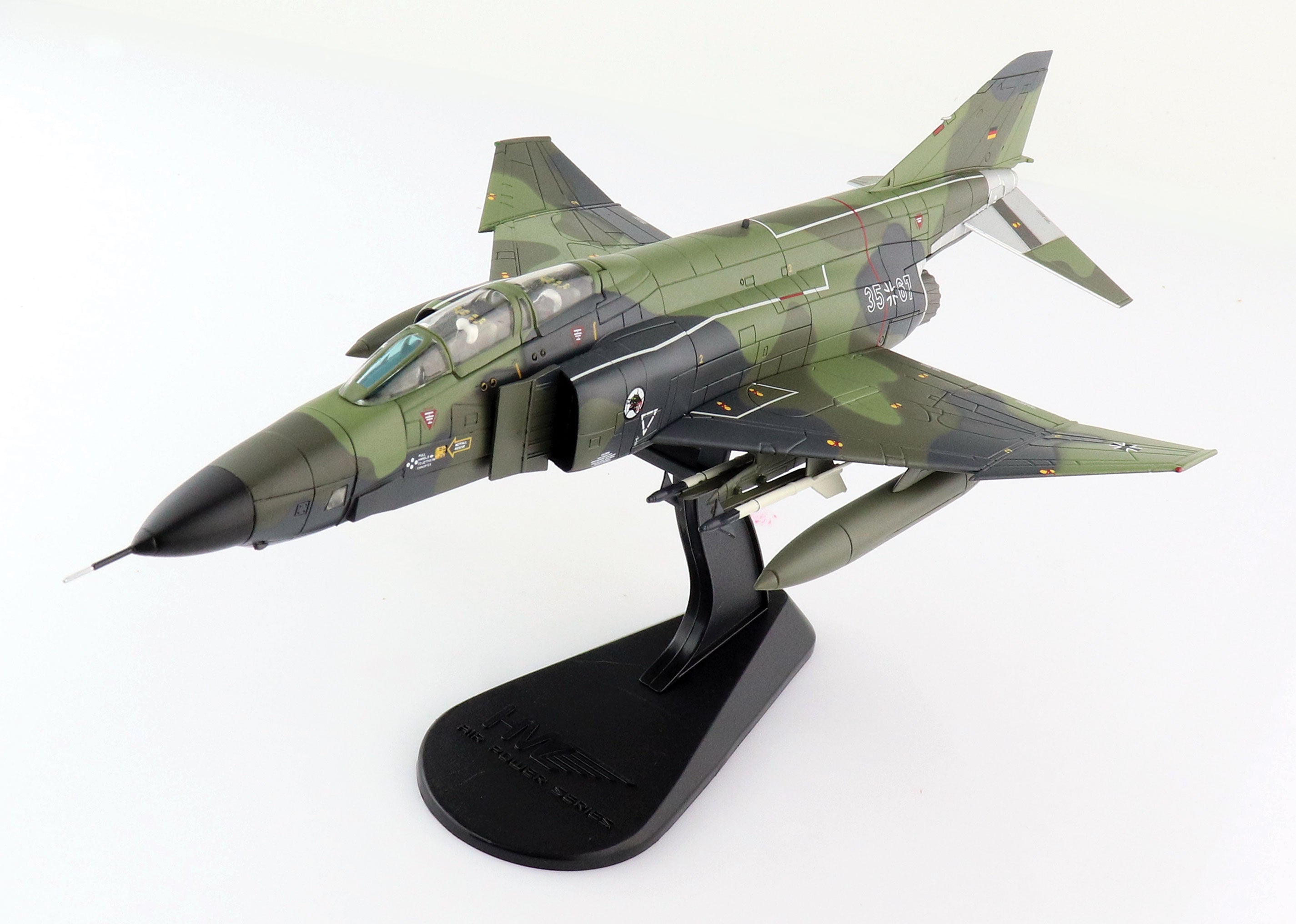 McDonald Douglas RF-4E Phantom II “Norm 83A” Luftwaffe 1992, 1:72 Scale Diecast Model On Stand