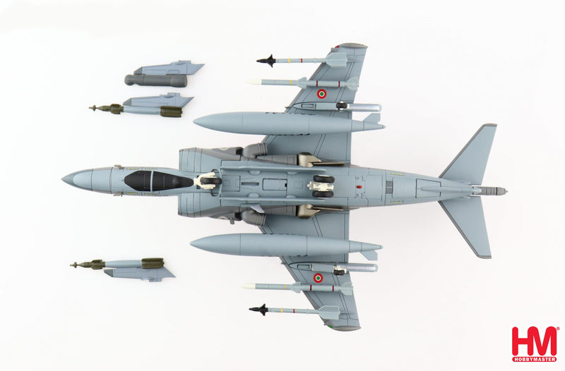 McDonnell Douglas AV-8B Harrier II Plus, Marina Militare 2002, 1/72 Scale Diecast Model Bottom View
