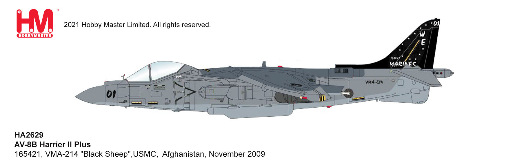Hobby Master | McDonnell Douglas AV-8B Harrier II Plus, VMA-214