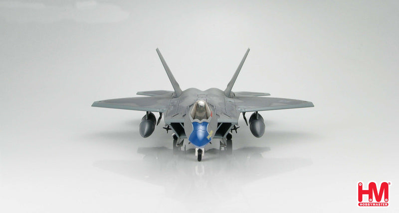 Lockheed Martin F-22A Raptor, 192nd Fighter Wing 2010, 1:72 Scale Diecast Model Front View