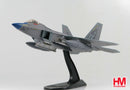Lockheed Martin F-22A Raptor, 192nd Fighter Wing 2010, 1:72 Scale Diecast Model On Stand