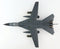 General Dynamics F-111F Aardvark 523rd TFS “Crusaders”, 1:72 Scale Diecast Model Top View