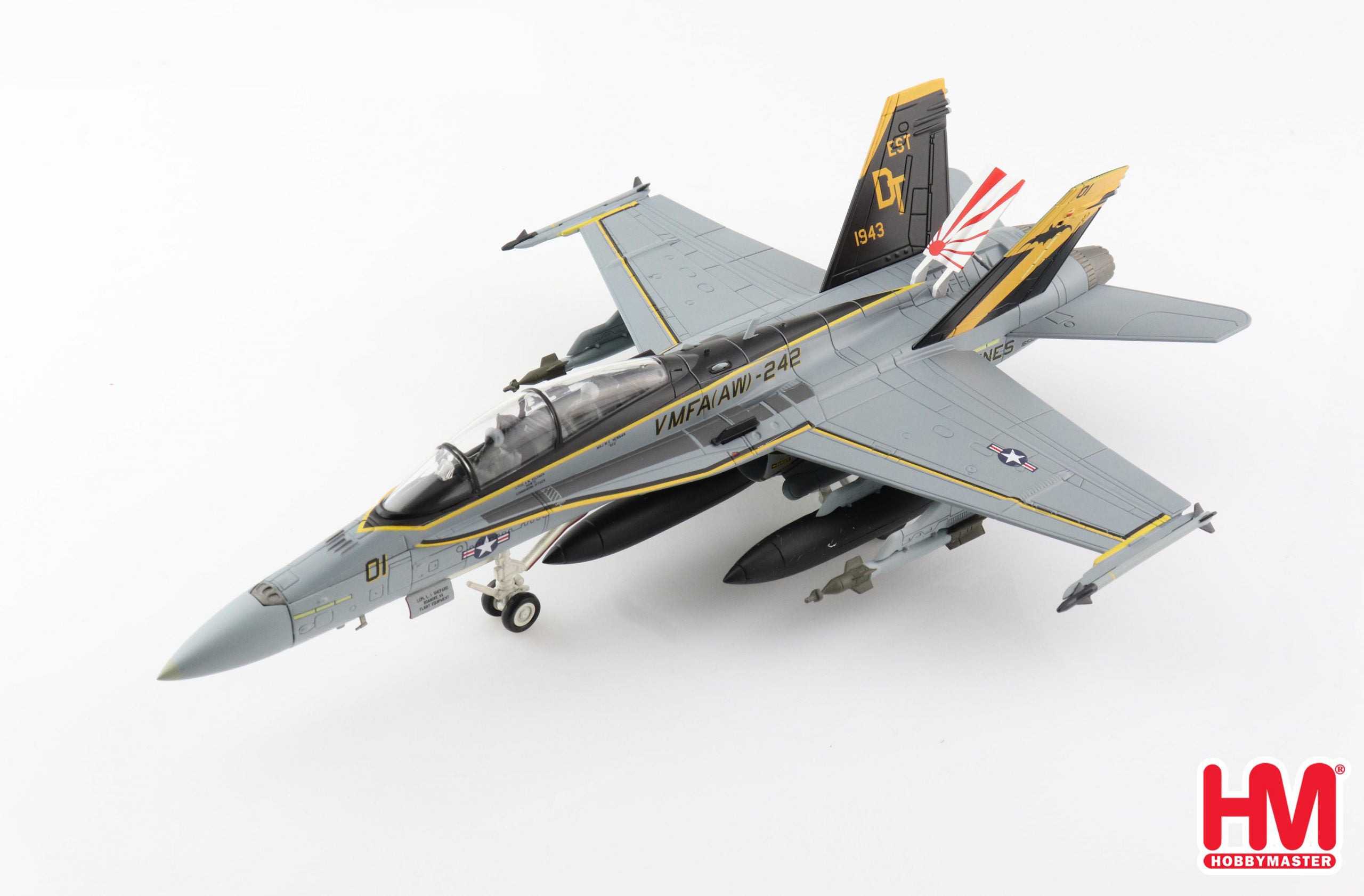 McDonnell Douglas F/A-18D Hornet VMFA(AW)-242 “Bats” 2020, 1:72 Scale Diecast Model