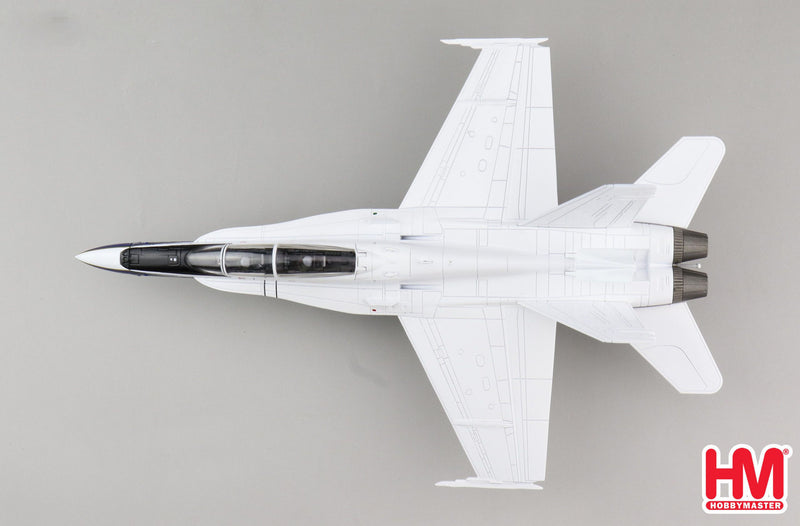 McDonnell Douglas F/A-18B Hornet NASA, Edwards AFB, 2012, 1:72 Scale Diecast Model Top View