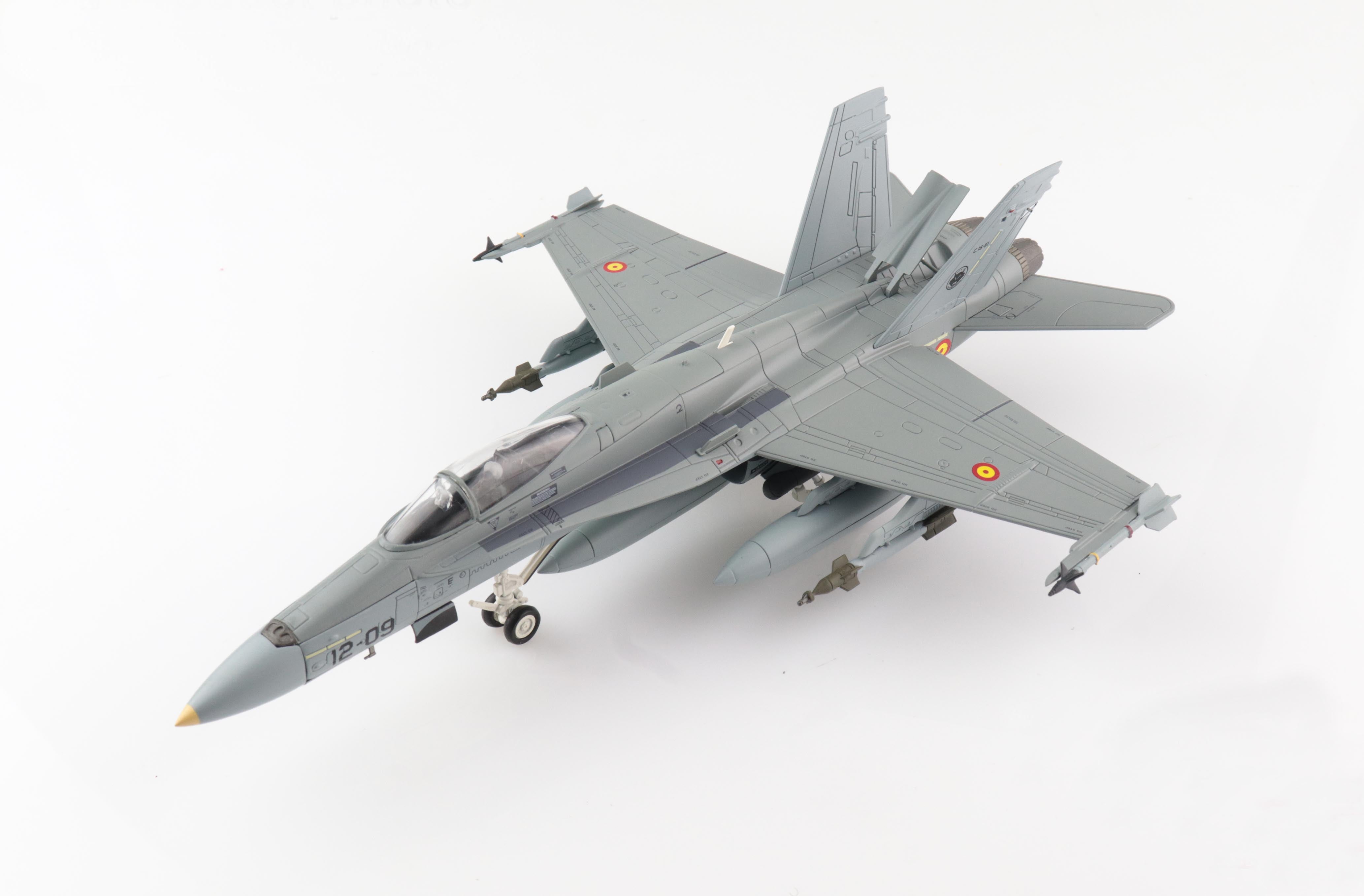 McDonnell Douglas EF-18A Hornet, Ala 12 “Gatos” Spanish Air Force, 2020, 1:72 Scale Diecast Model