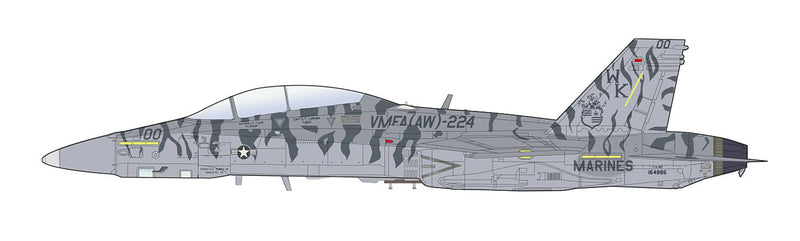 McDonnell Douglas F/A-18D Hornet VMFA(AW)-224 “Bengals” 2009, 1:72 Scale Diecast Model Illustration