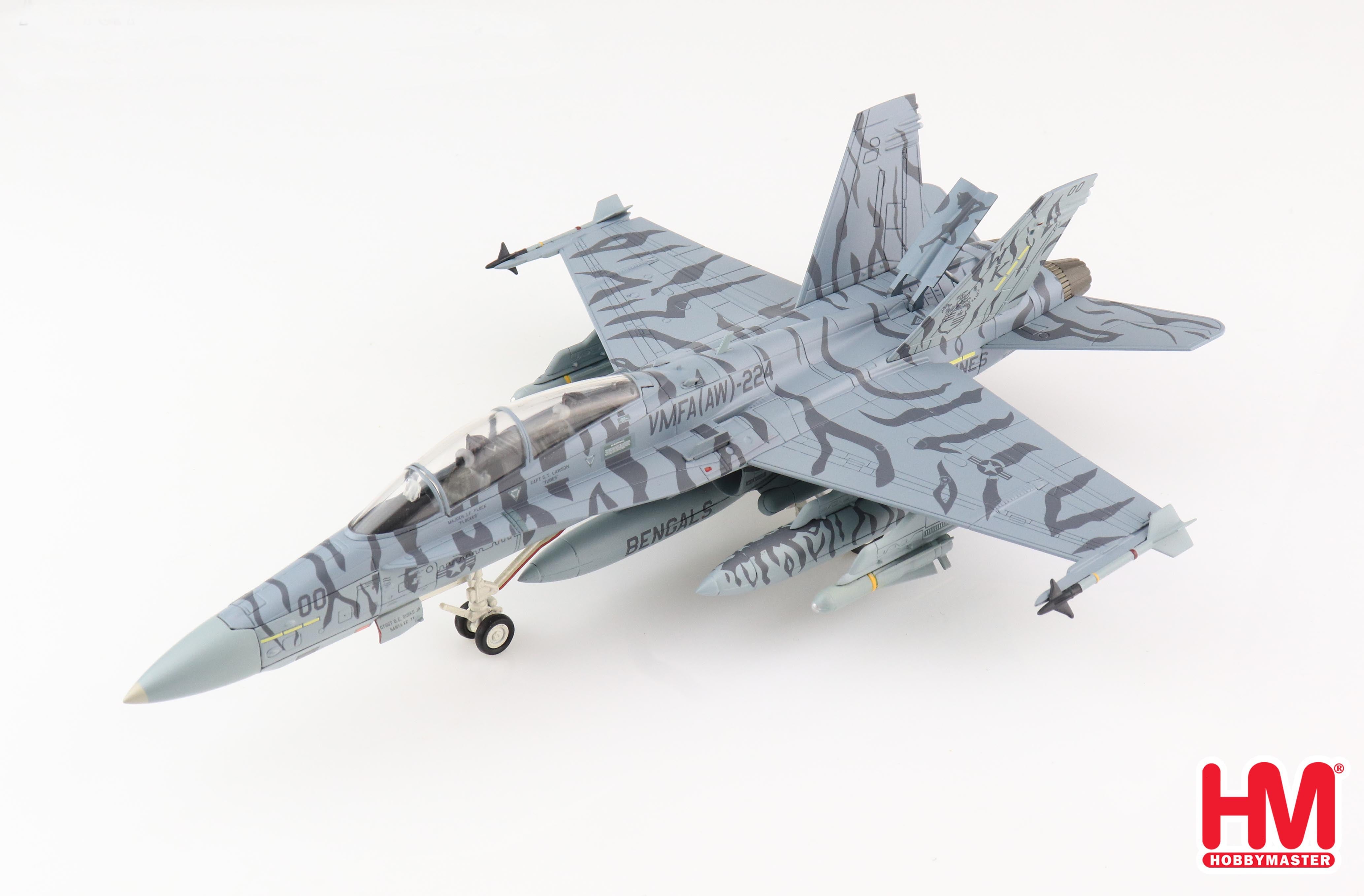 McDonnell Douglas F/A-18D Hornet VMFA(AW)-224 “Bengals” 2009, 1:72 Scale Diecast Model