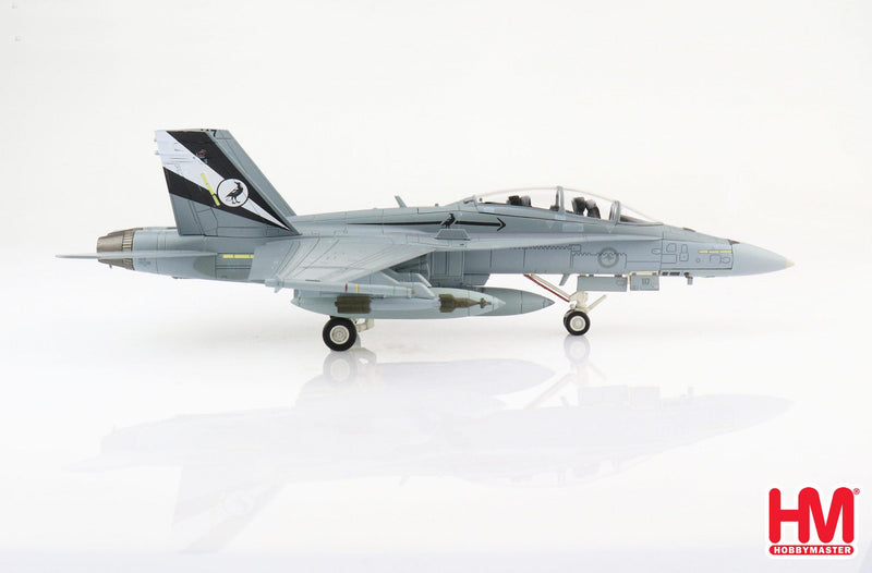 McDonnell Douglas F/A-18B Hornet No. 75 Squadron RAAF, 2021, 1:72 Scale Diecast Model Right Side View