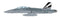 McDonnell Douglas F/A-18B Hornet No. 75 Squadron RAAF, 2021, 1:72 Scale Diecast Model Illustration