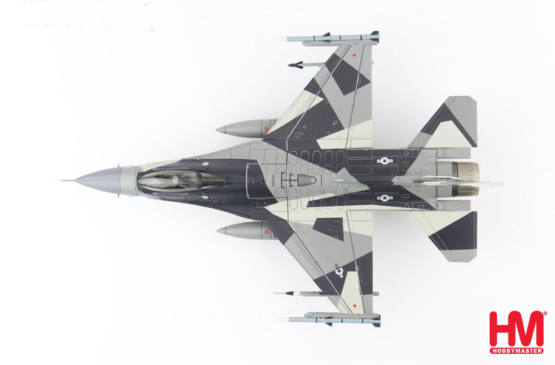 Lockheed Martin F-16C Fighting Falcon “Red 90” 18th AGRS, 2018 1:72 Scale Diecast Model Top View