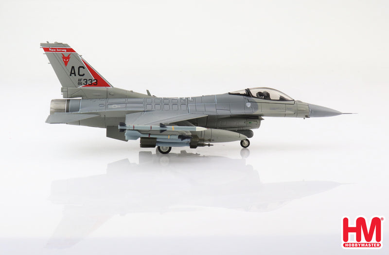 Lockheed Martin F-16C Fighting Falcon 119th FS, New Jersey ANG, 2016 1:72 Scale Diecast Model Right Side View