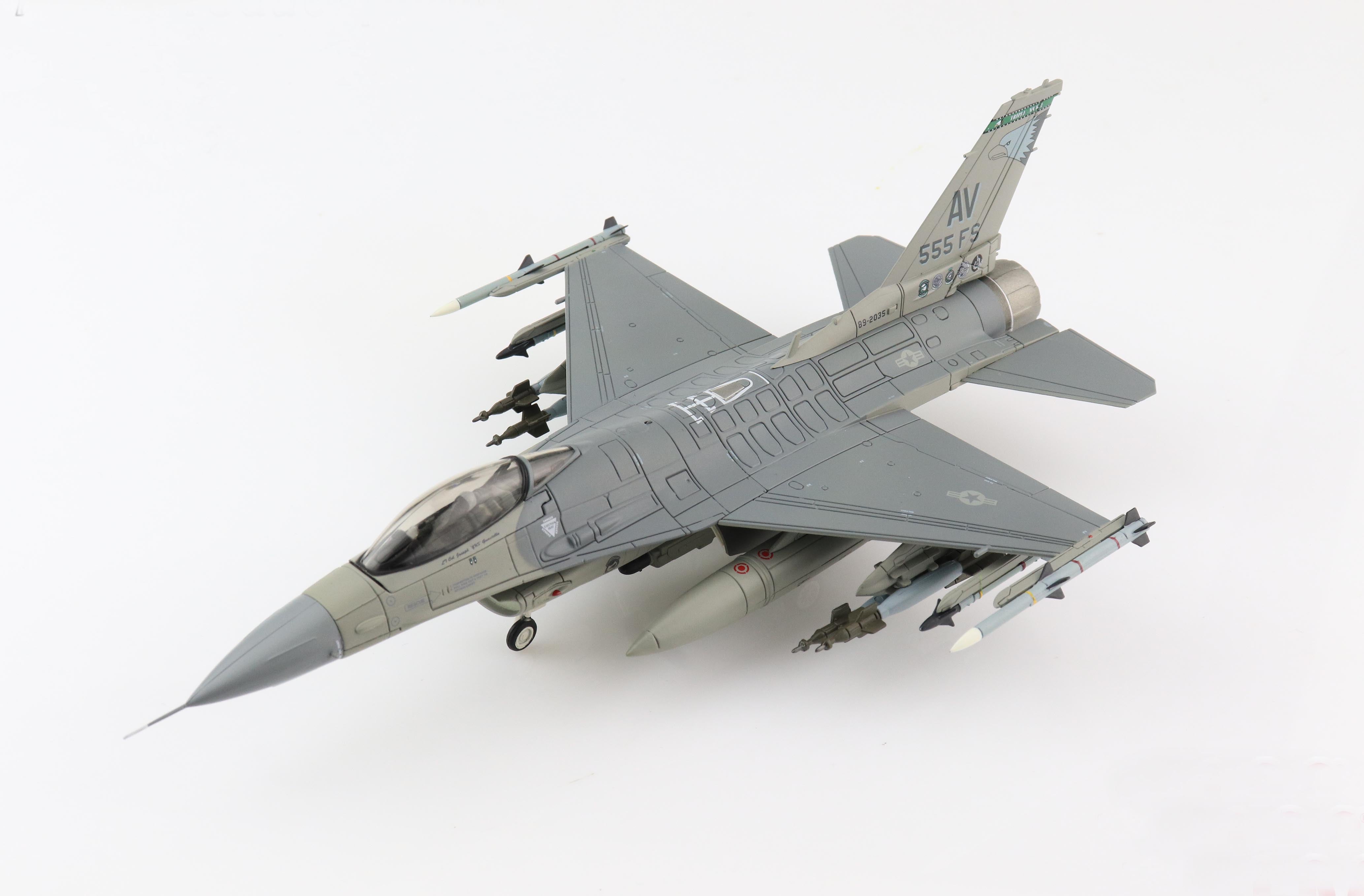 Lockheed Martin F-16CG Fighting Falcon 555th FS Operation Iraqi Freedom 2004, 1:72 Scale Diecast Model