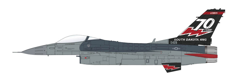 Lockheed Martin F-16C Block 40 South Dakota ANG 2016, 1:72 Scale Diecast Model Illustration