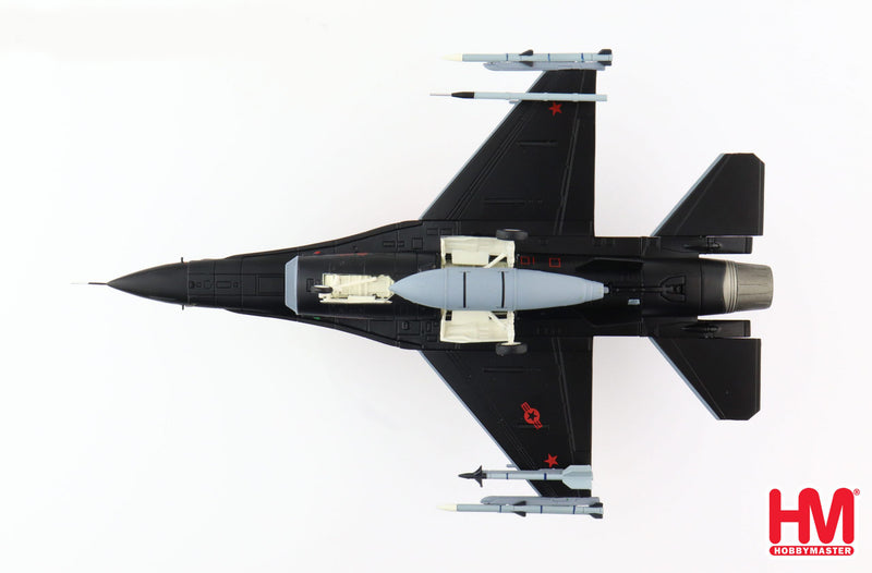 Lockheed Martin F-16C “Wraith” 64th Aggressor Squadron, 2020, 1:72 Scale Diecast Model Bottom View
