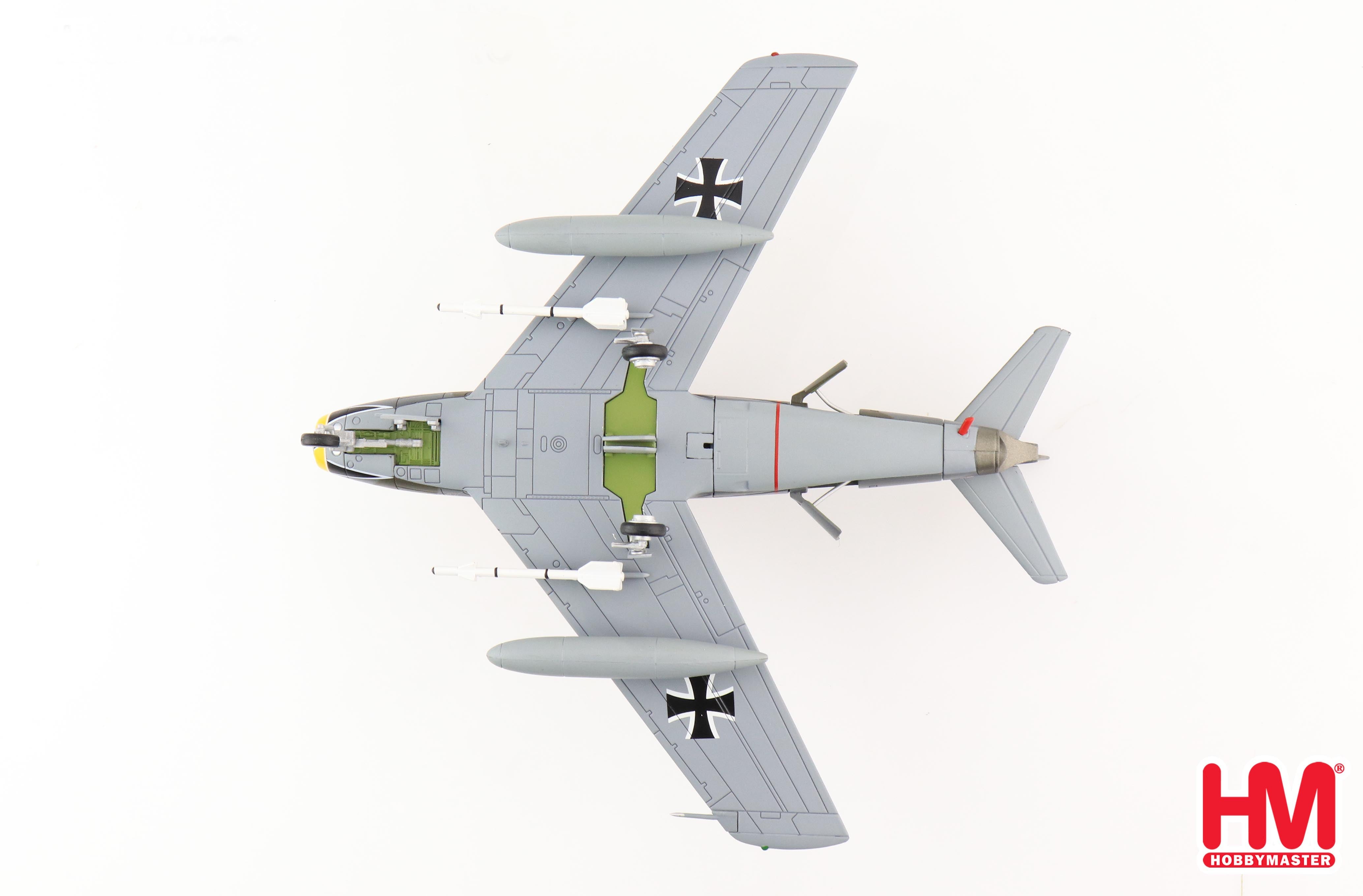 Canadair Sabre Mk 6, JG 71 1961, 1:72 Scale Diecast Model Bottom View