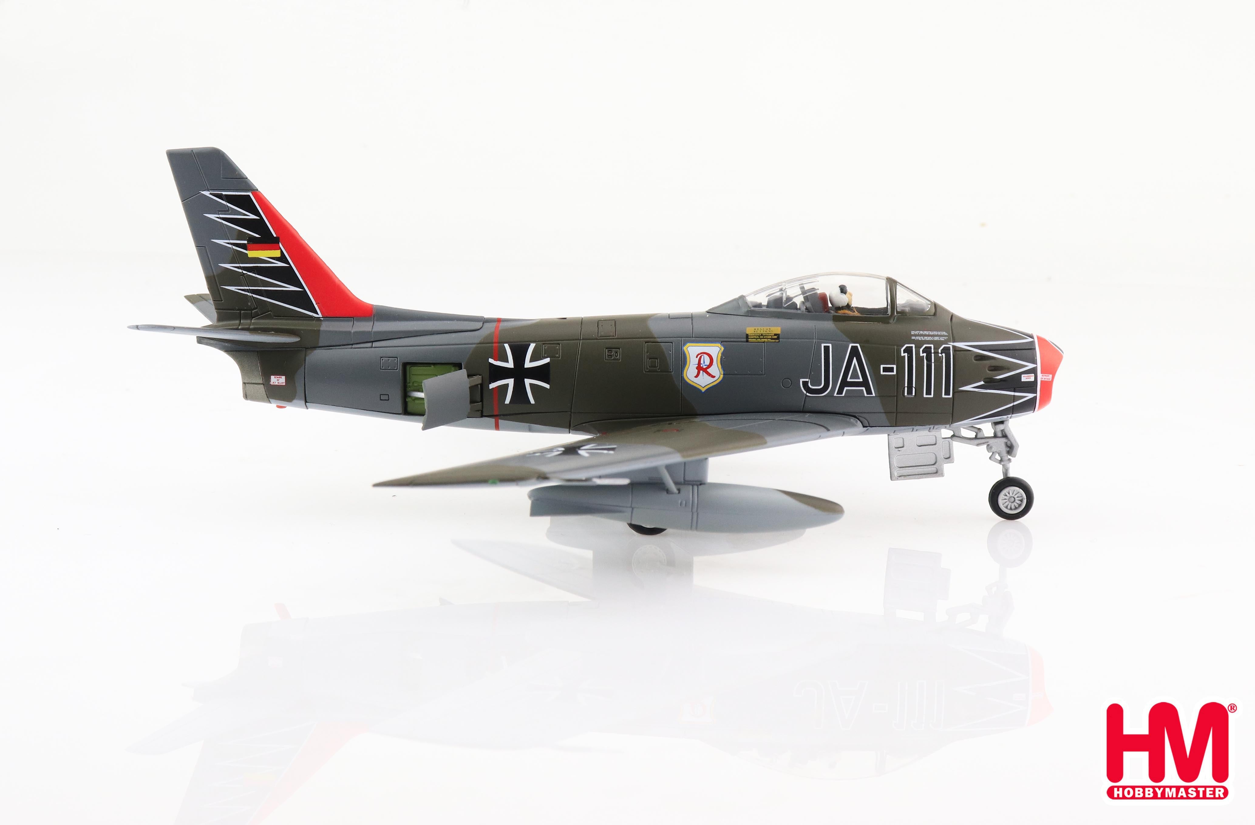 Canadair Sabre Mk 6 JG 71 "Richthofen" 1960s, 1:72 Scale Diecast Model Right Side View