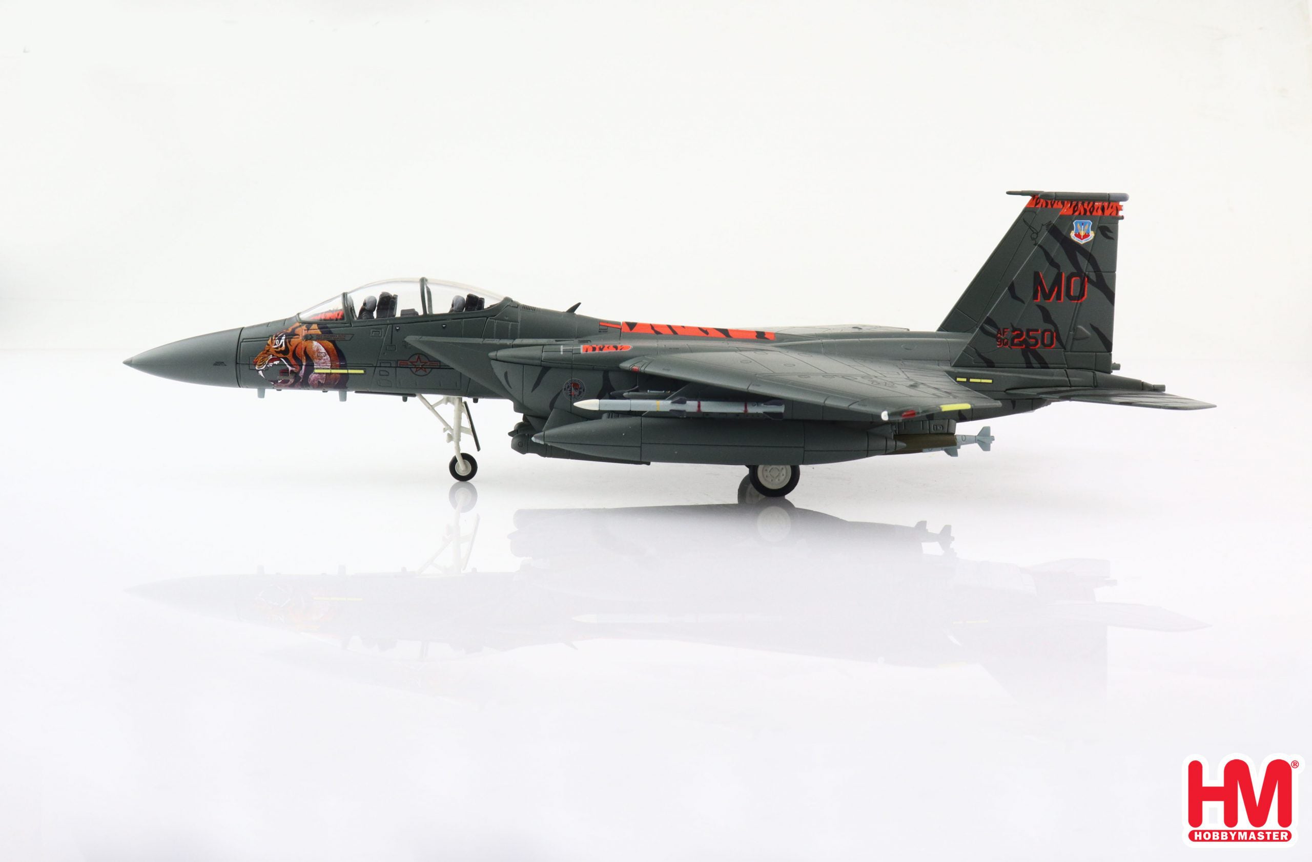 McDonnell Douglas F-15E Strike Eagle “Tiger Meet of Americas 2005” 1:72 Scale Diecast Model Left Side View