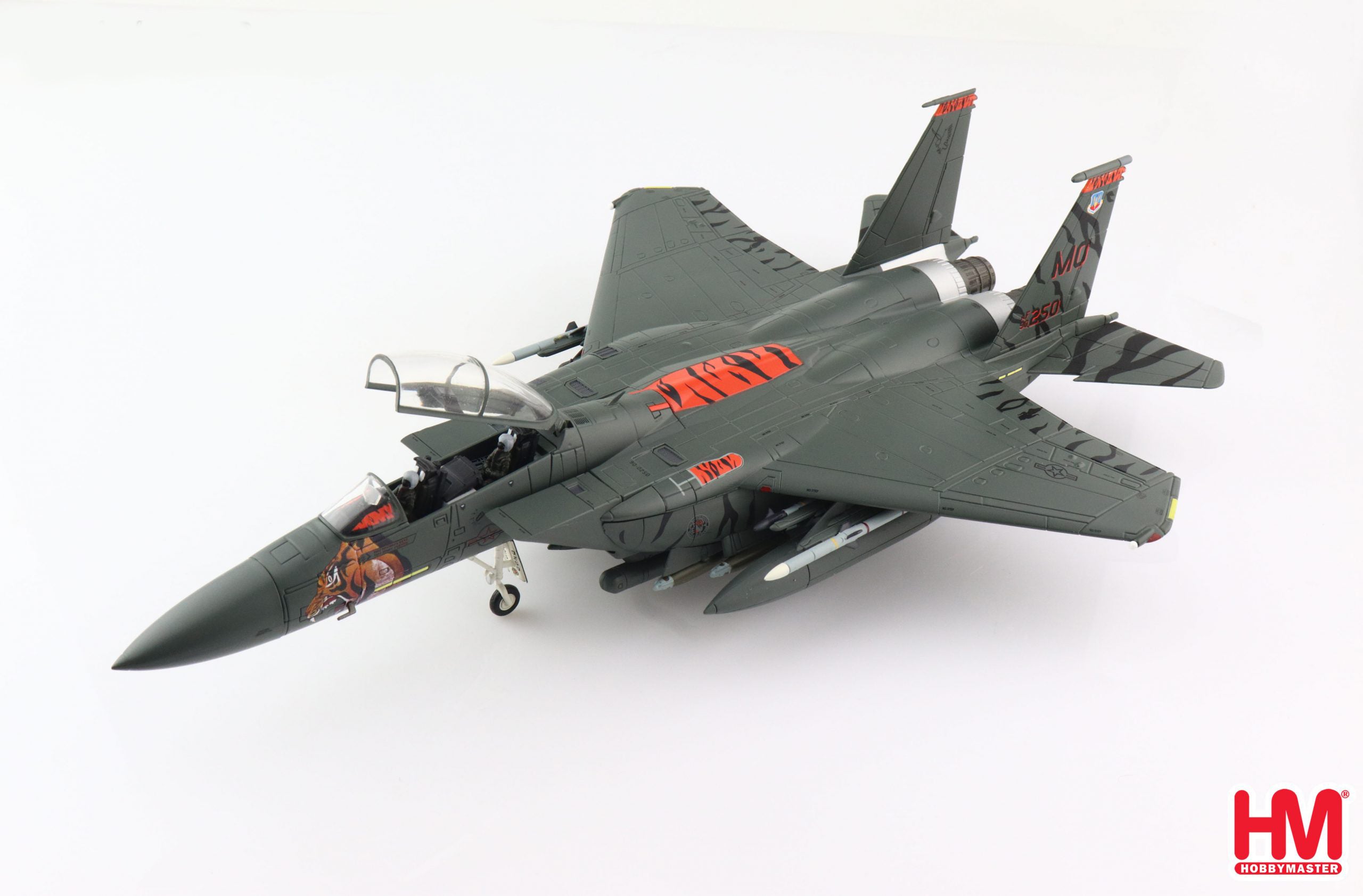 McDonnell Douglas F-15E Strike Eagle “Tiger Meet of Americas 2005” 1:72 Scale Diecast Model Open Canopy