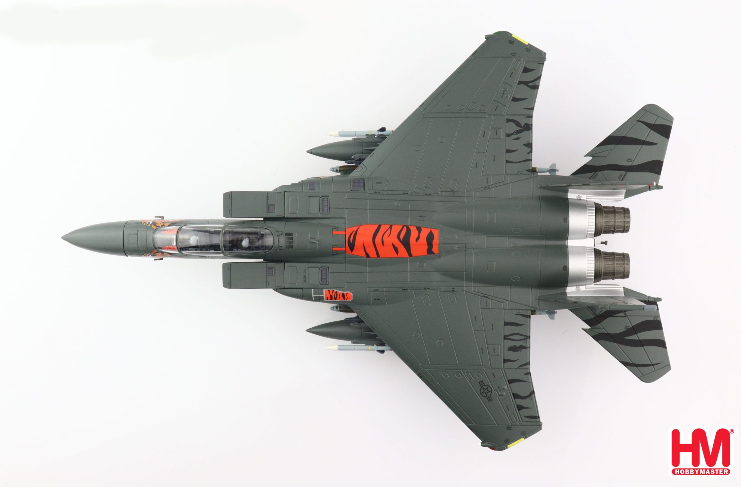 McDonnell Douglas F-15E Strike Eagle “Tiger Meet of Americas 2005” 1:72 Scale Diecast Model Top View