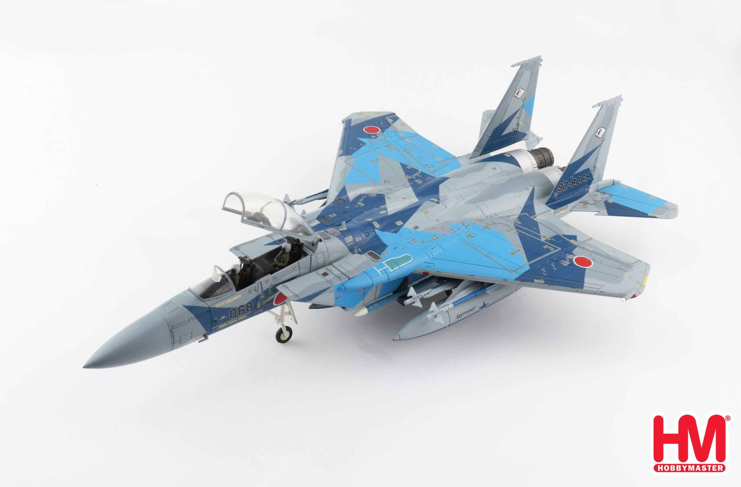 Mitsubishi F-15DJ Eagle Japanese Air Self-Defense Force “Aggressor” 2013, 1:72 Scale Diecast Model Open Canopy