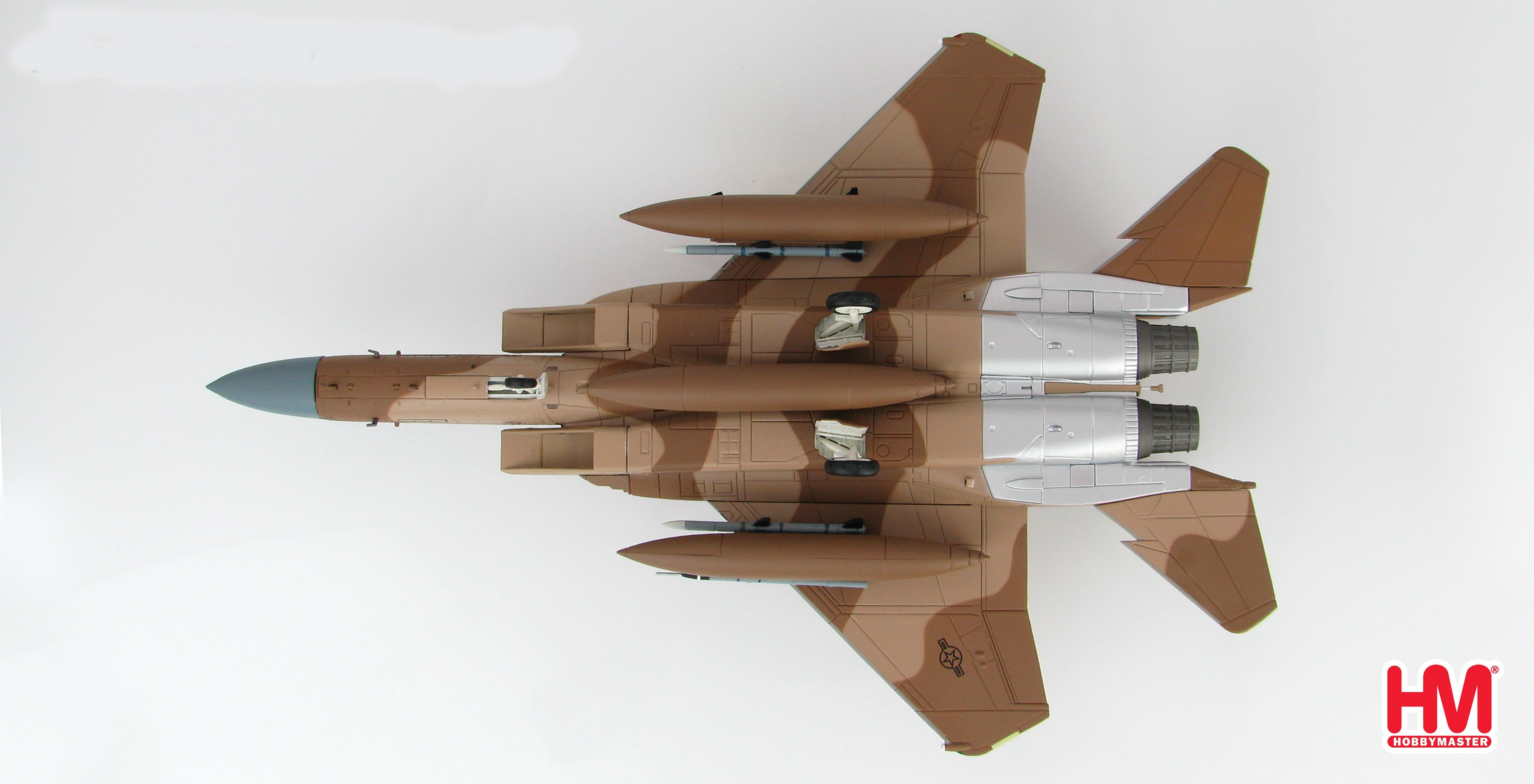 McDonnell Douglas F-15C 65th Aggressor Squadron, 2012 1:72 Scale Diecast Model Bottom View