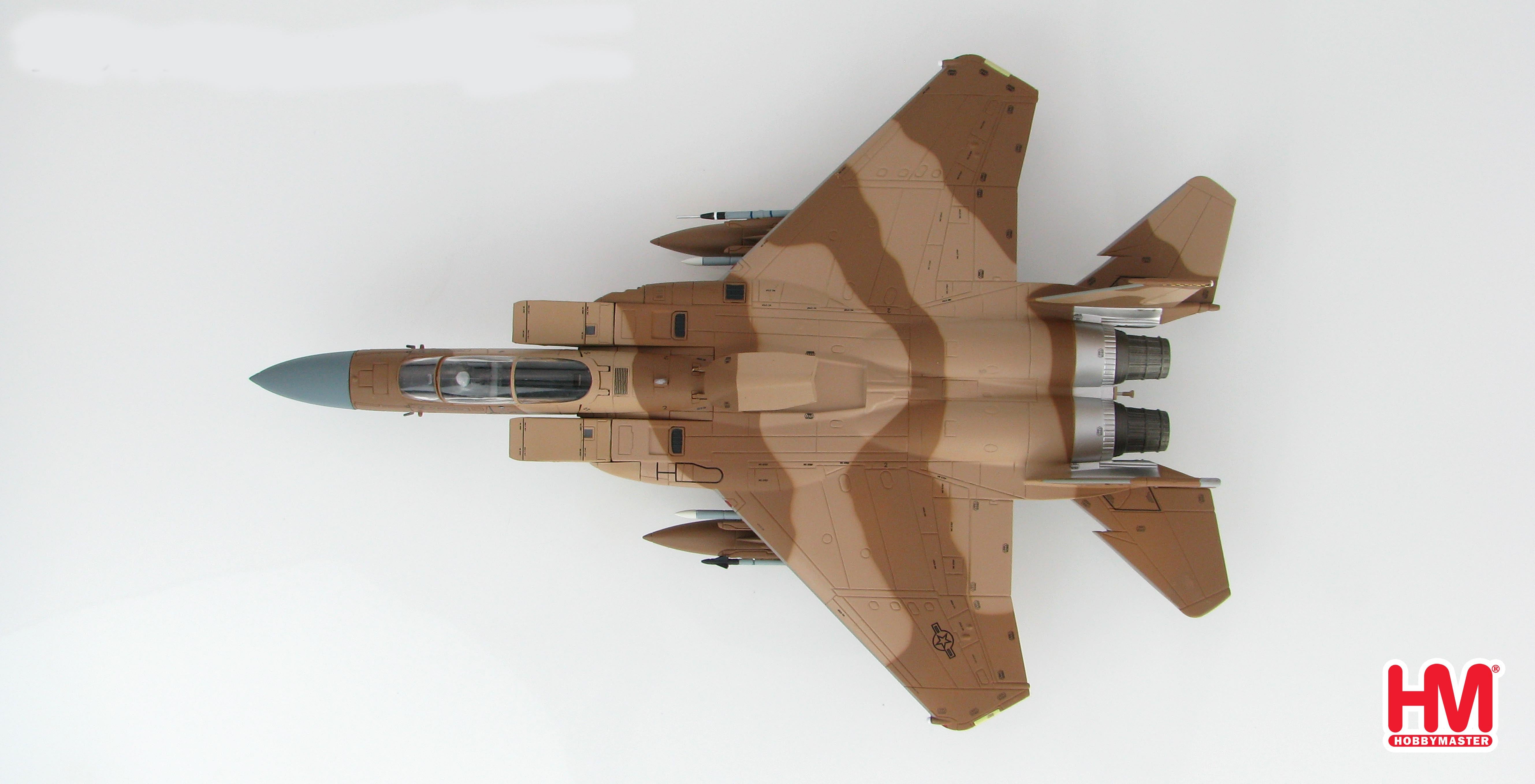 McDonnell Douglas F-15C 65th Aggressor Squadron, 2012 1:72 Scale Diecast Model Top View