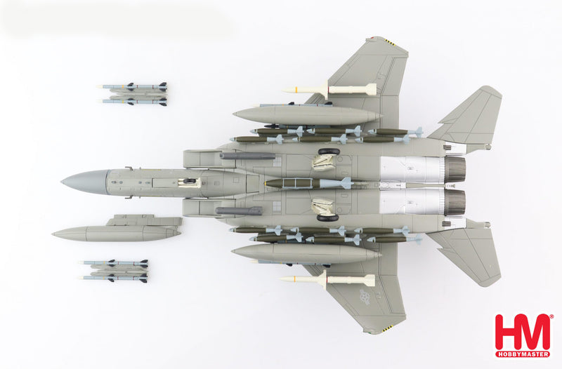 Boeing F-15EX “Eagle II” 40th Flight Test Squadron 2021, 1:72 Scale Diecast Model Bottom View & Weapons