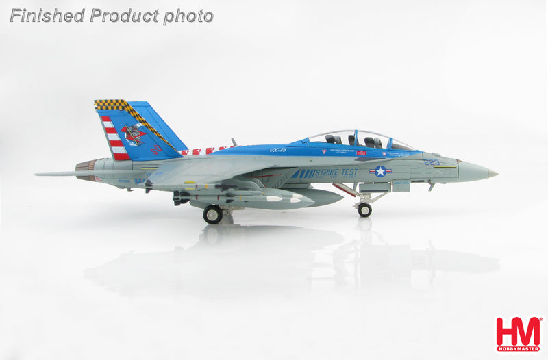 Boeing F/A-18F Super Hornet, US Navy VX-23 “Salty Dogs” NAS Patuxent River, 2016 1:72 Scale Diecast Model Right Side View