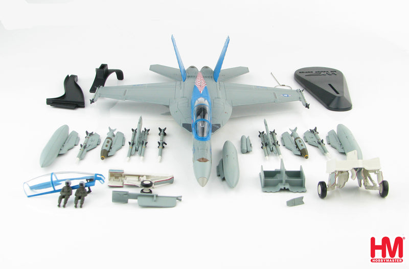 Boeing F/A-18F Super Hornet, US Navy VX-23 “Salty Dogs” NAS Patuxent River, 2016 1:72 Scale Diecast Model Contents