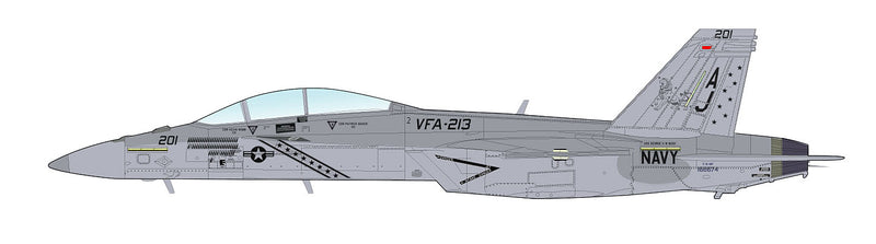 Boeing F/A-18F Super Hornet, VFA-213 US Navy 2017, 1:72 Scale Diecast Model Illustration