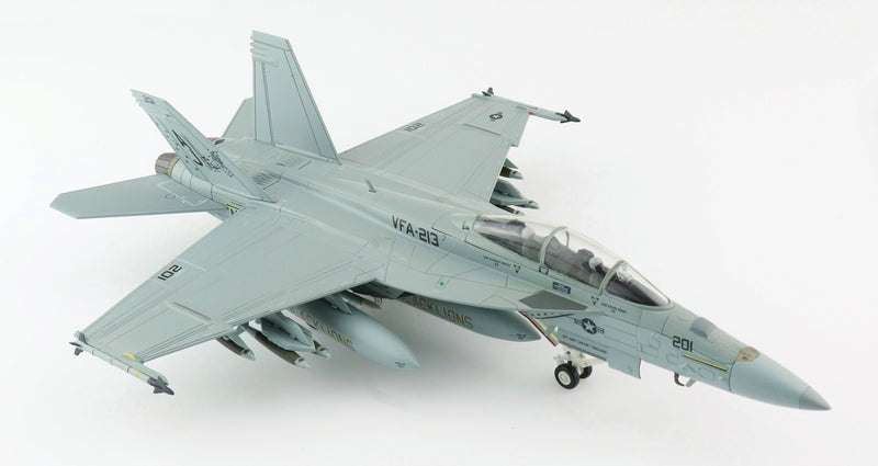 Boeing F/A-18F Super Hornet, VFA-213 US Navy 2017, 1:72 Scale Diecast Model Right Front View