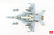 Boeing F/A-18E Super Hornet, VFA-25 “Fist of the Fleet” US Navy, 2013 1:72 Scale Diecast Model Bottom View