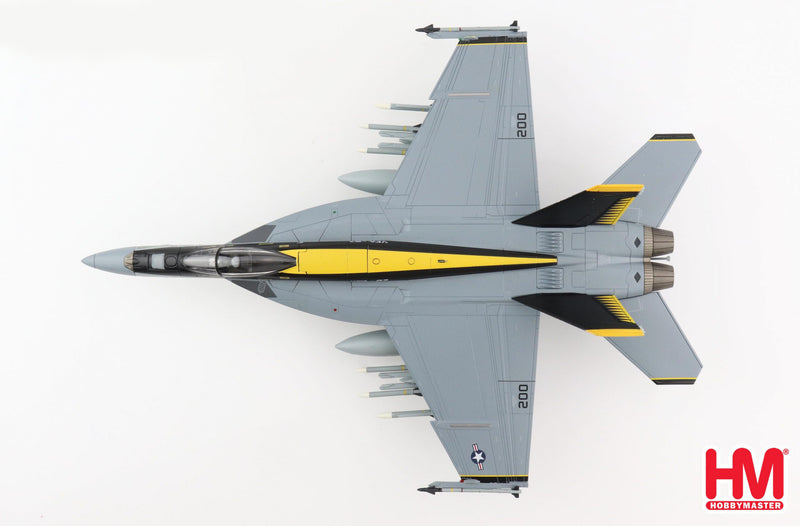 Boeing F/A-18E Super Hornet, VFA-27 “Royal Maces” USS Ronald Reagan, 2015, 1:72 Scale Diecast Model Top View