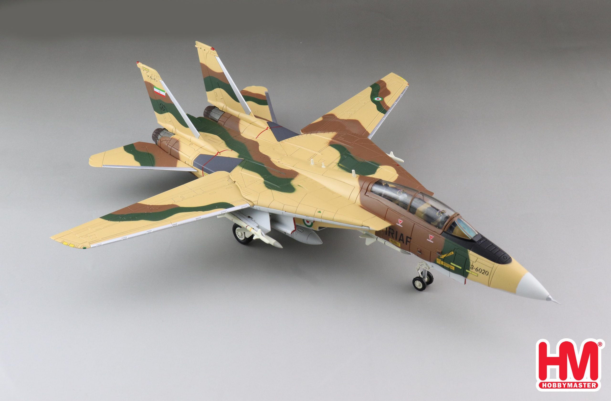 Grumman F-14A Tomcat, 82nd TFS Islamic Republic of Iran Air Force (IRIAF) 1987, 1:72 Scale Diecast Model Right Front View