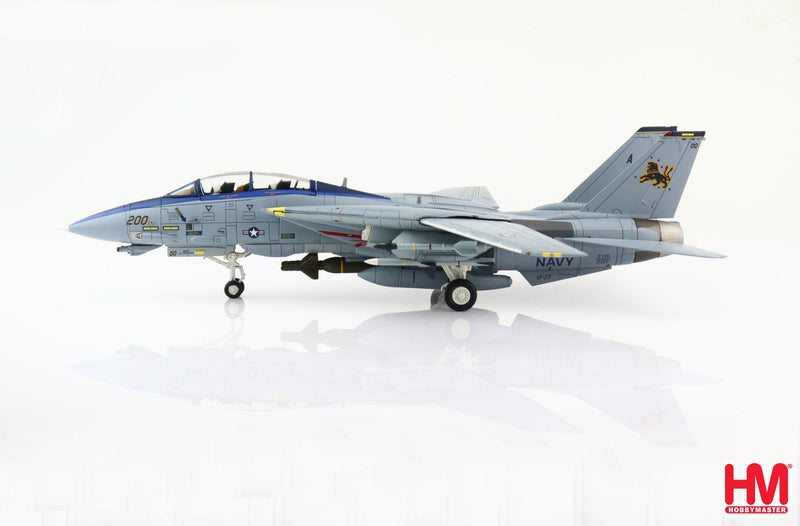 Grumman F-14D Tomcat, VF-213 “Black Lions” 2006, 1:72 Scale Diecast Model Left Side View