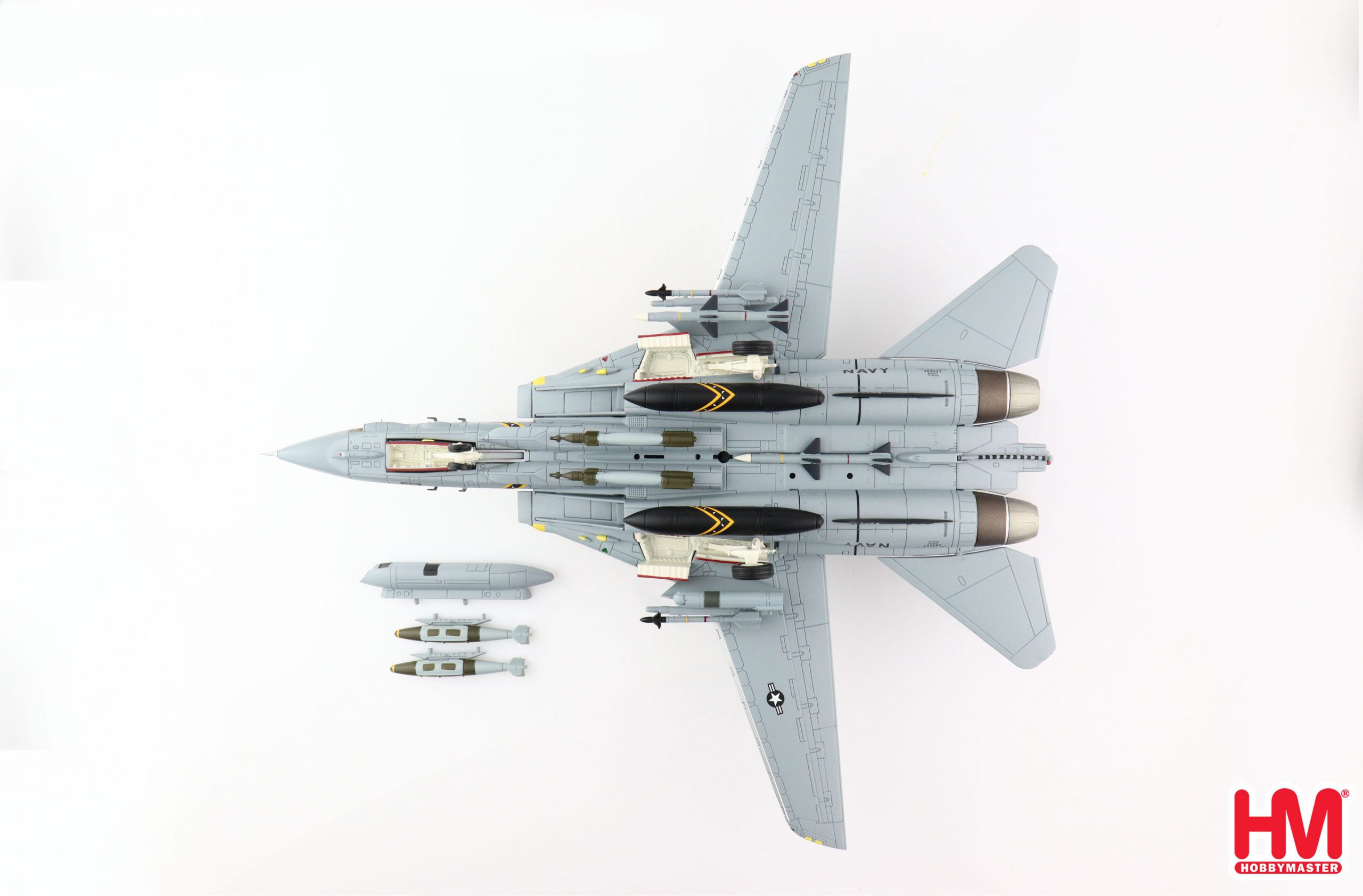 Grumman F-14B Tomcat, VF-103 “Jolly Rogers 2005, 1:72 Scale Diecast Bottom  View