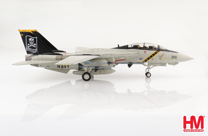 Grumman F-14A Tomcat, VF-84 “Jolly Rogers” 1991, 1:72 Scale Diecast Model Right Side View