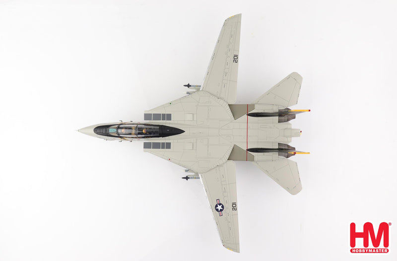Grumman F-14A Tomcat, VF-84 “Jolly Rogers” 1991, 1:72 Scale Diecast Model Top View