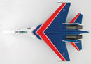 Sukhoi Su-35S Flanker E Russian Knights 2019, 1:72 Scale Diecast Model Top View