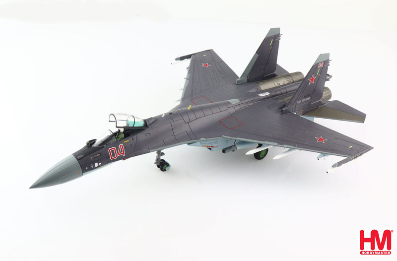 Sukhoi Su-35S Flanker E “Red 04” Russian Falcons 2019,1:72 Scale Diecast Model Open Canopy