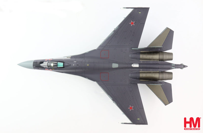 Sukhoi Su-35S Flanker E “Red 04” Russian Falcons 2019,1:72 Scale Diecast Model Top View